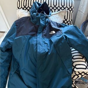 The North Face Midnight Petrol triclimate inside Fleece Jacket